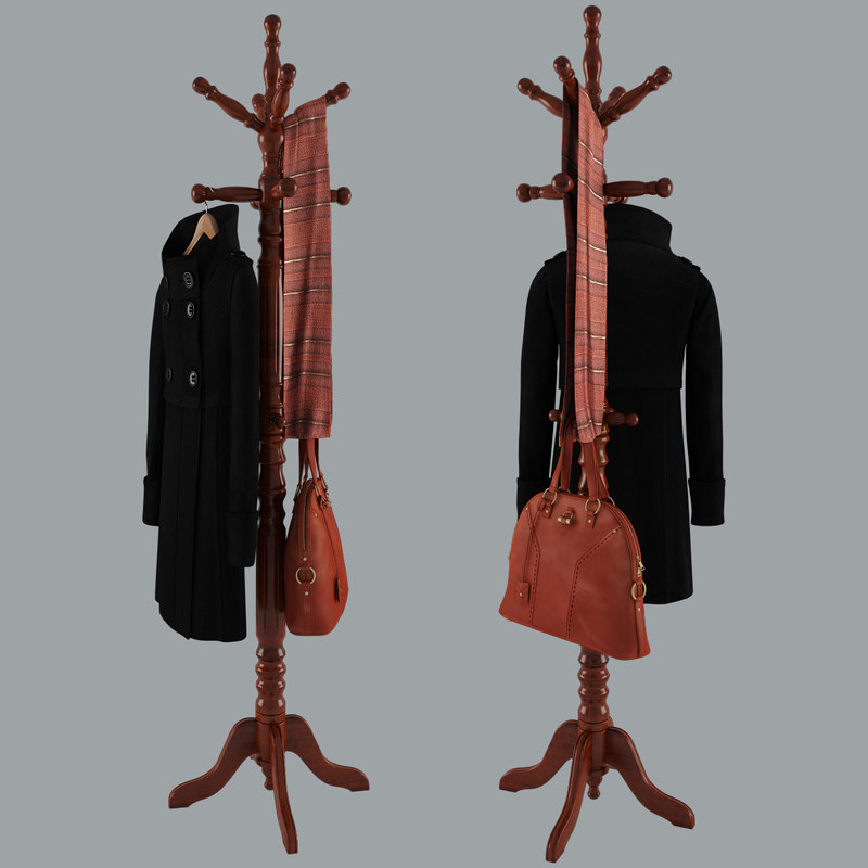 rack coat bag scarf max